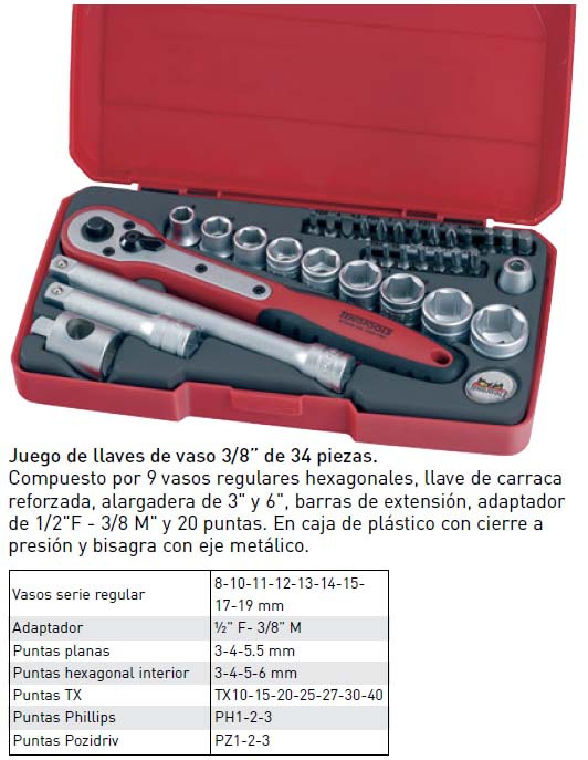 Organizador magnético para llaves de tubo | Juego de 3 piezas para llaves  de 1/2, 3/8 y 1/4 pulgadas | SAE (rojo) | Capacidad para 68 llaves de tubo  