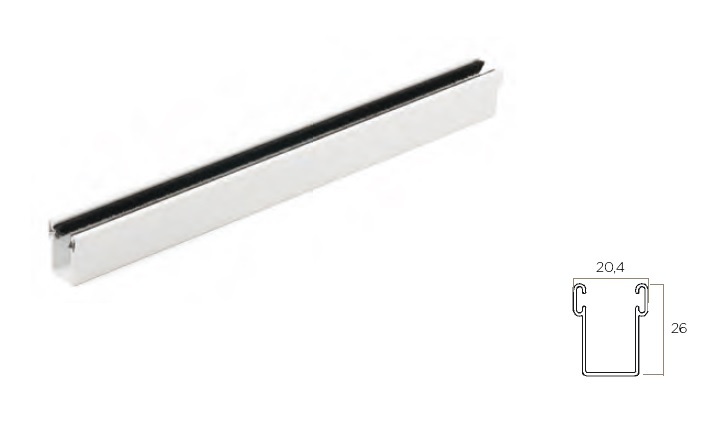 Lama de persiana terminal (L x An: 2 m x 50 mm, Blanco, PVC)